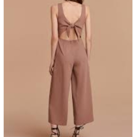 aritzia pink jumpsuit
